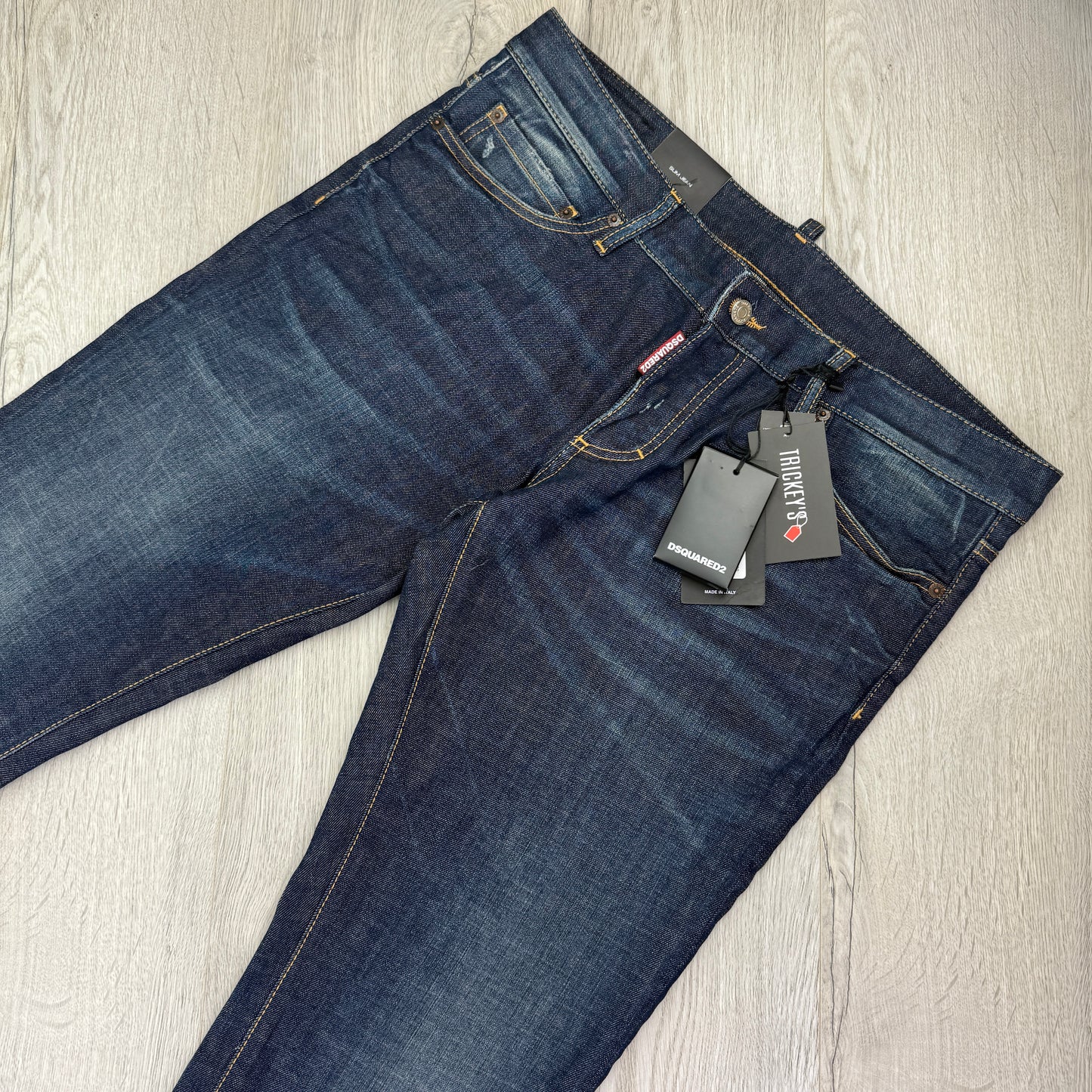 Dsquared2 Men’s Denim Plain Slim Jeans - 54 (Uk 34)