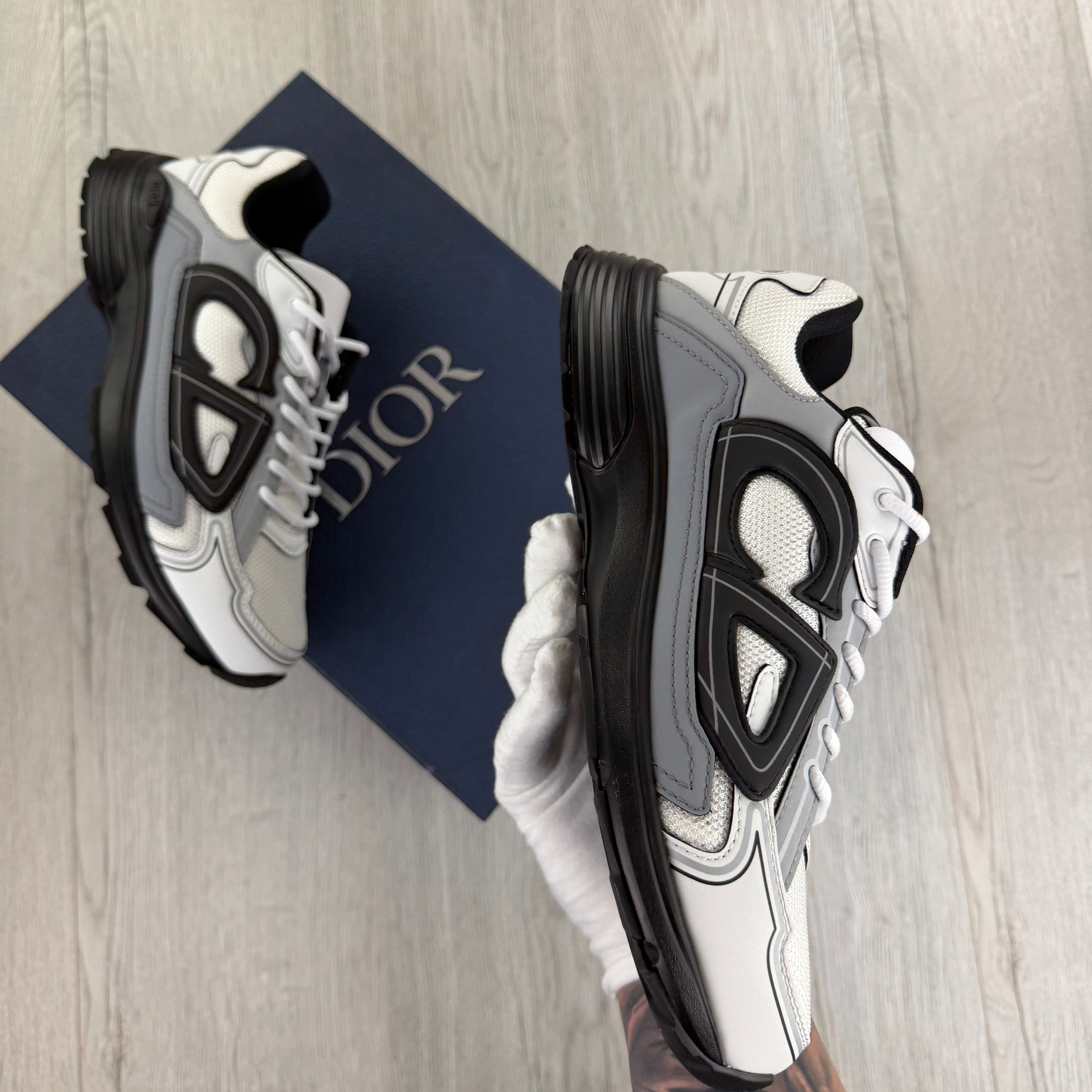 Dior B30 Men’s Grey/White Trainers