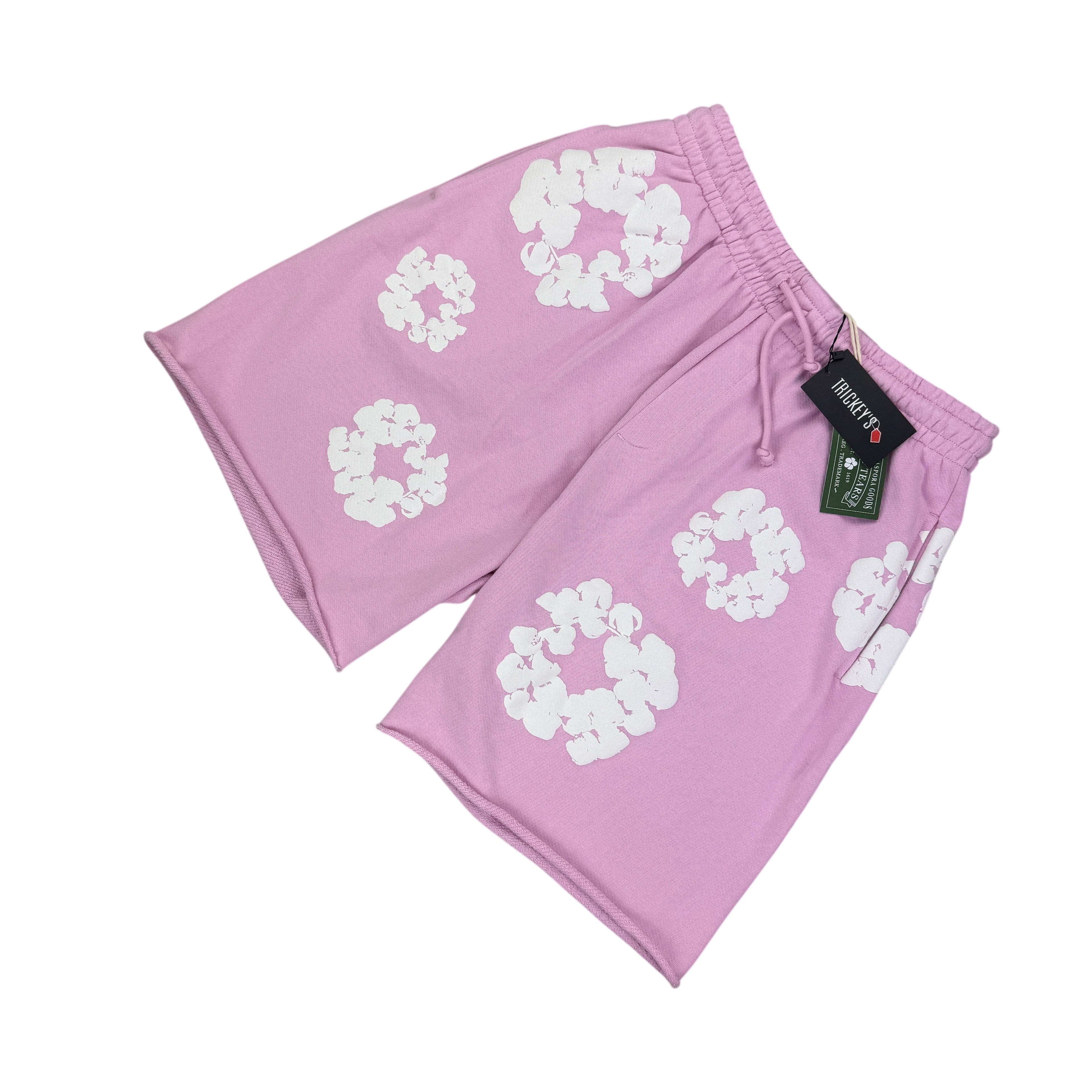 Denim Tears Baby Pink Jersey Shorts