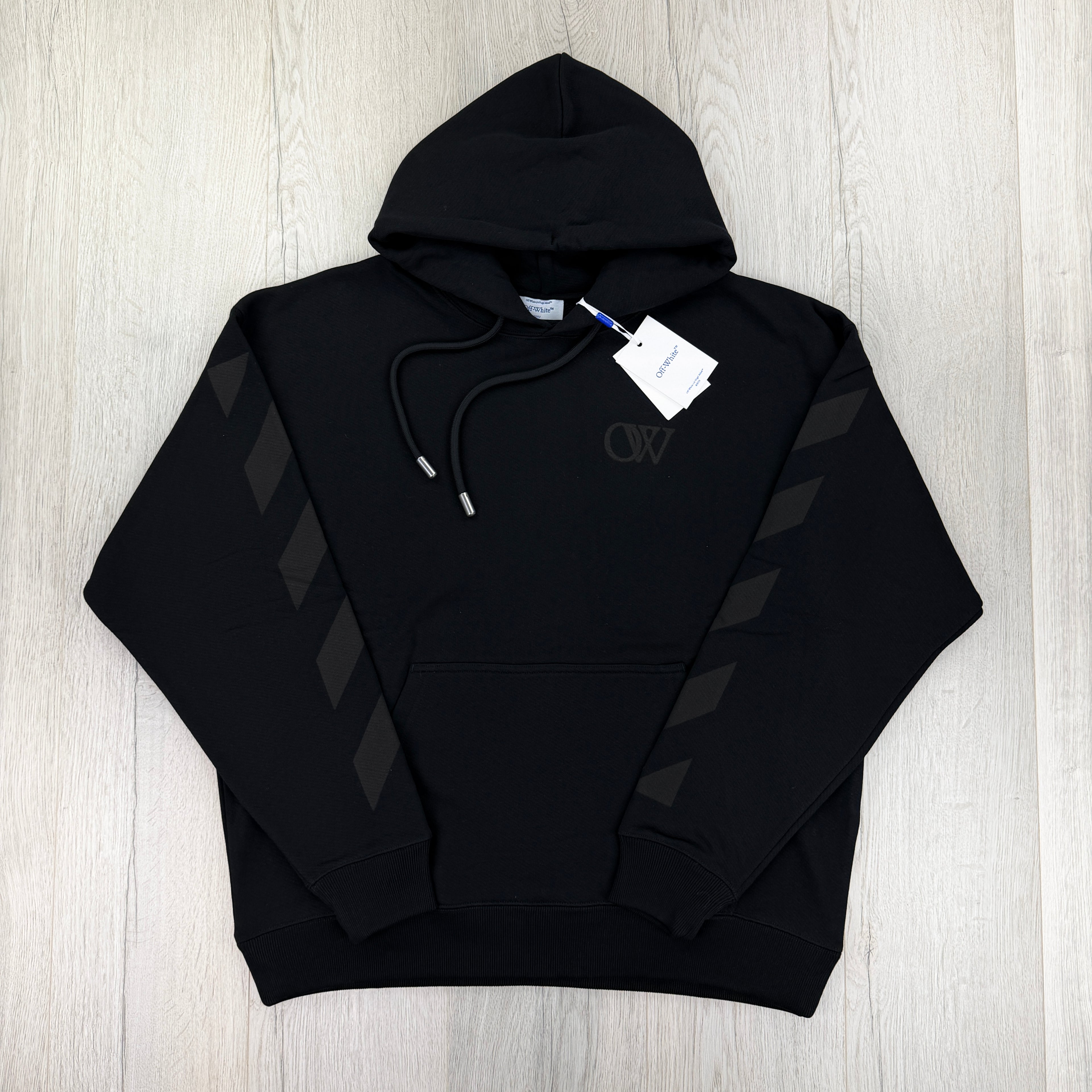 Off White Men’s Black Caravaggio Pullover Hoodie
