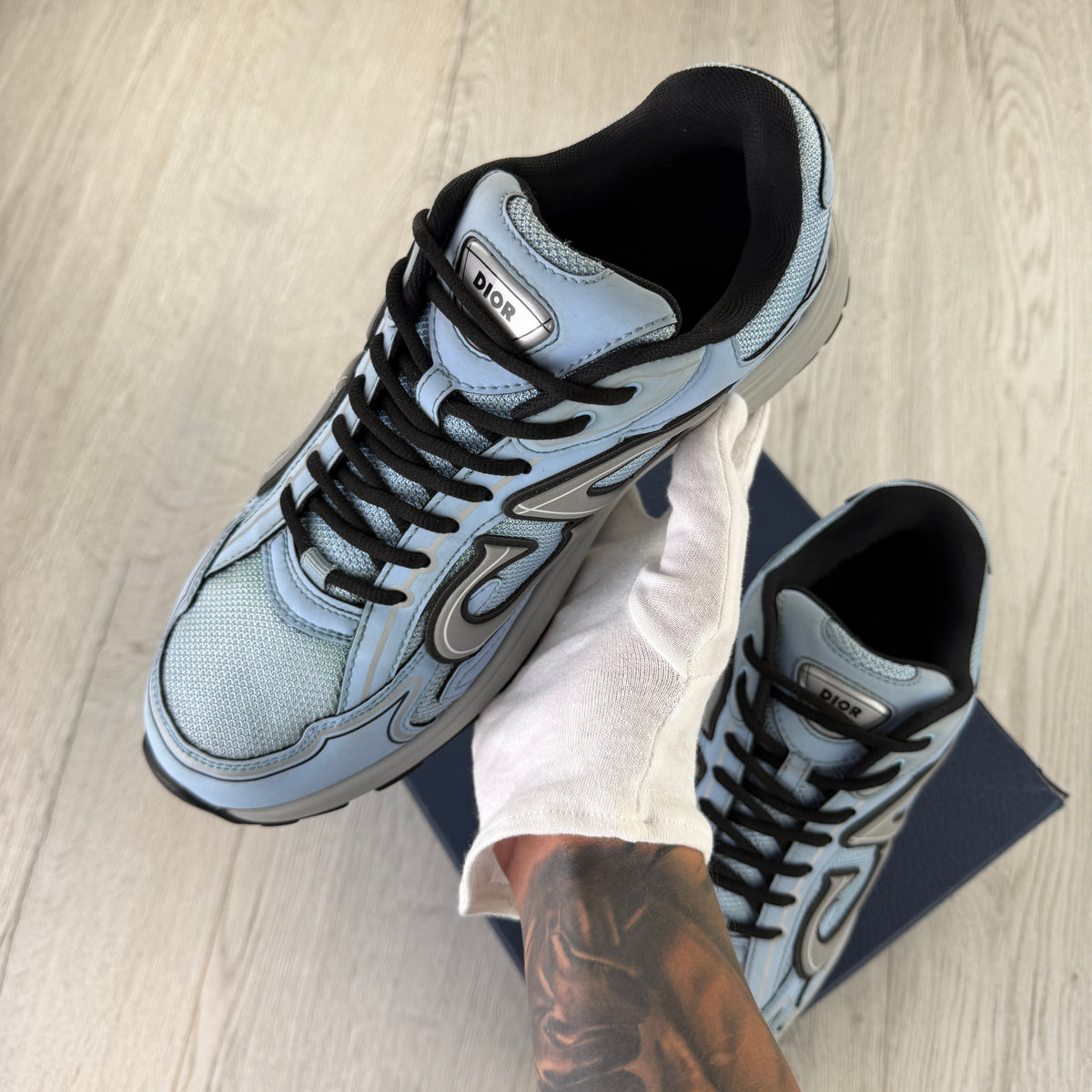 Dior B30 Men’s Baby Blue Runners - 44 (Uk 10)