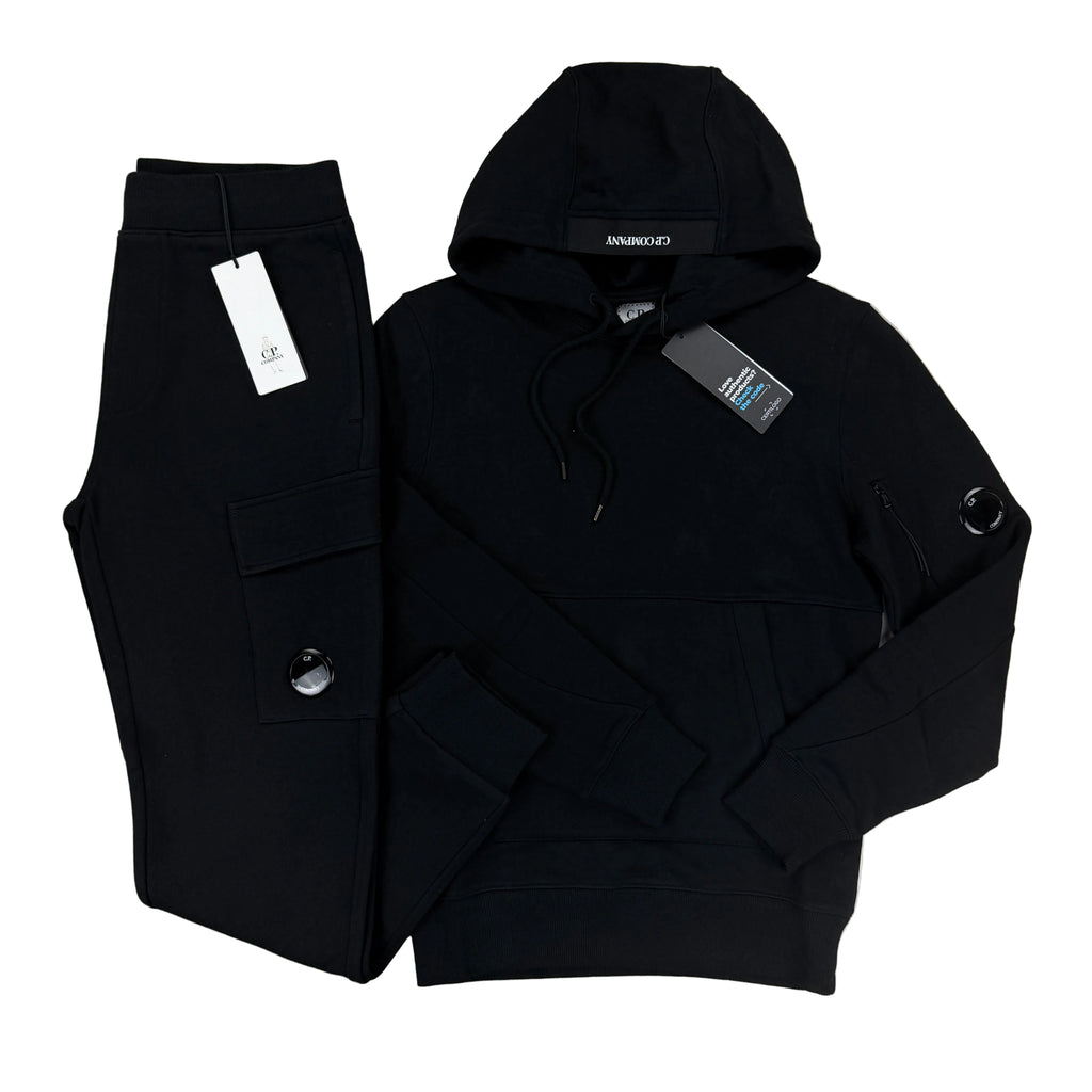 Cp Company Men’s Black Full Tracksuit - XS