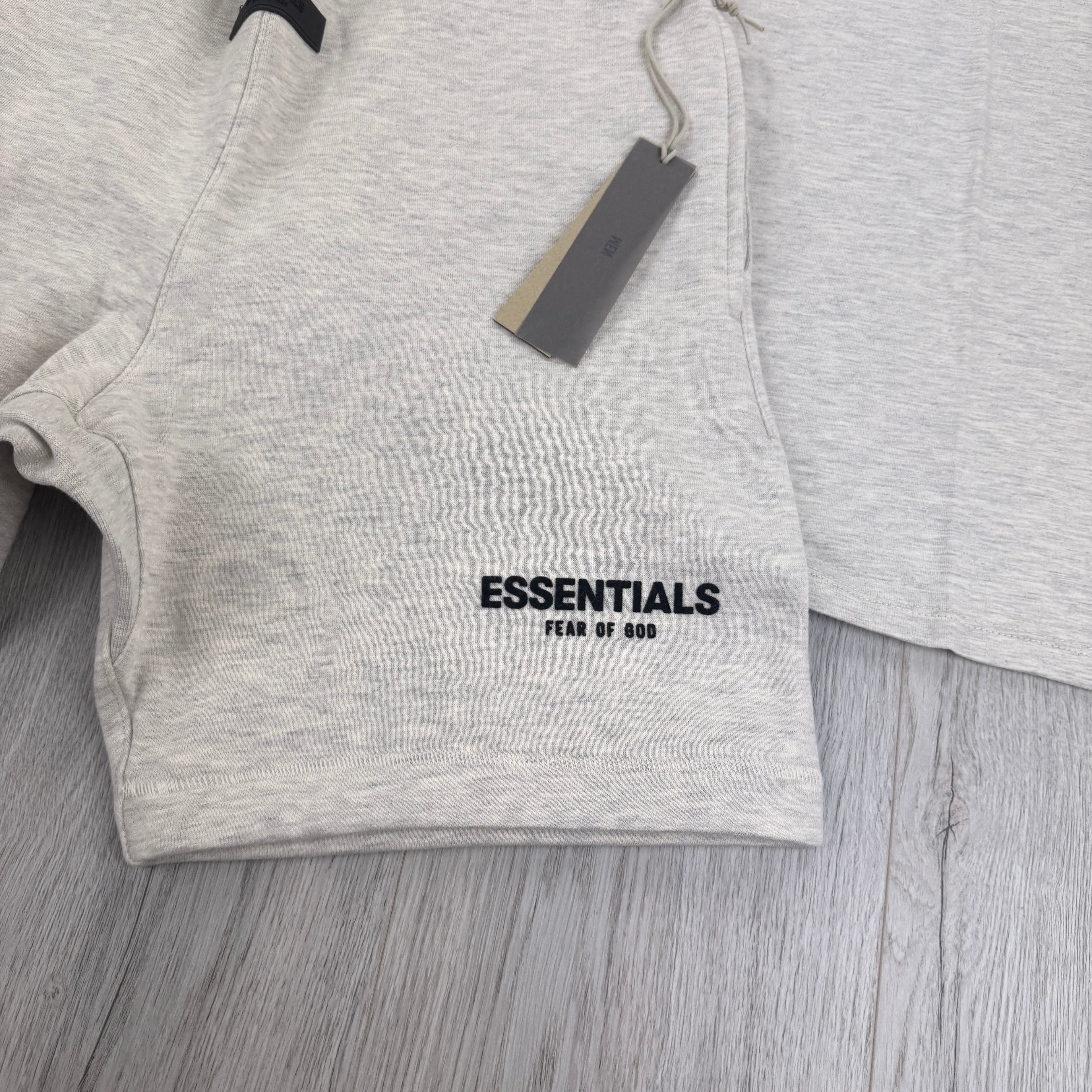 Essentials Men’s Light Oat T-shirt & Short Set