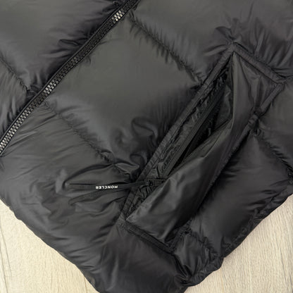 Moncler Men’s Couyere Hooded Black Down Jacket - Size 4