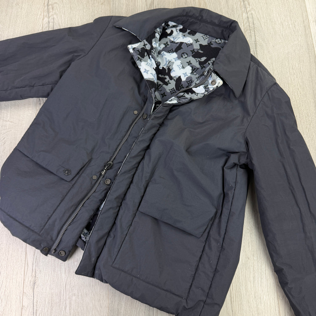 Louis Vuitton Men’s Monogram Reversible Camo Bomber Jacket - 50 (M/L)