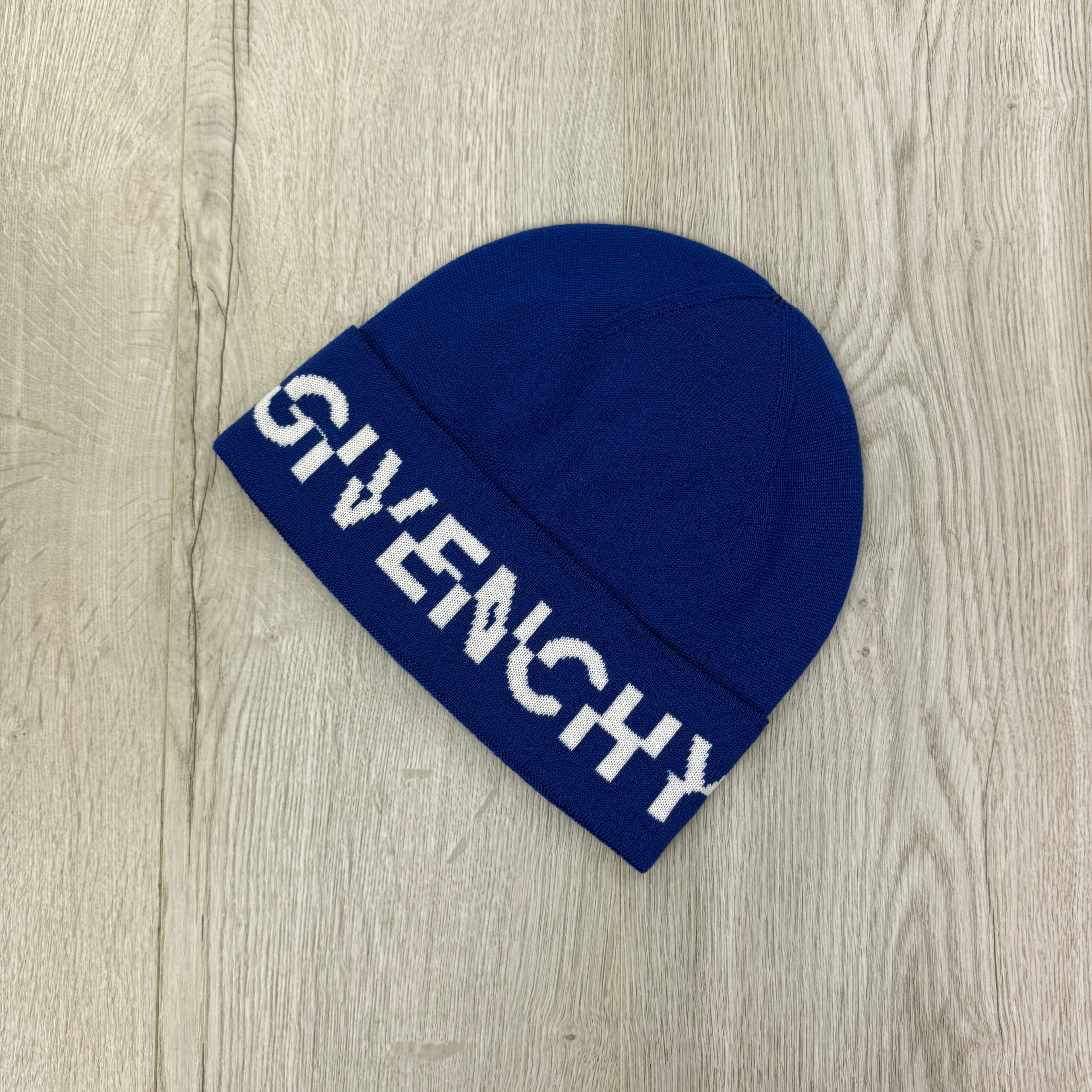 Givenchy Men’s Royal Blue Wool Beanie