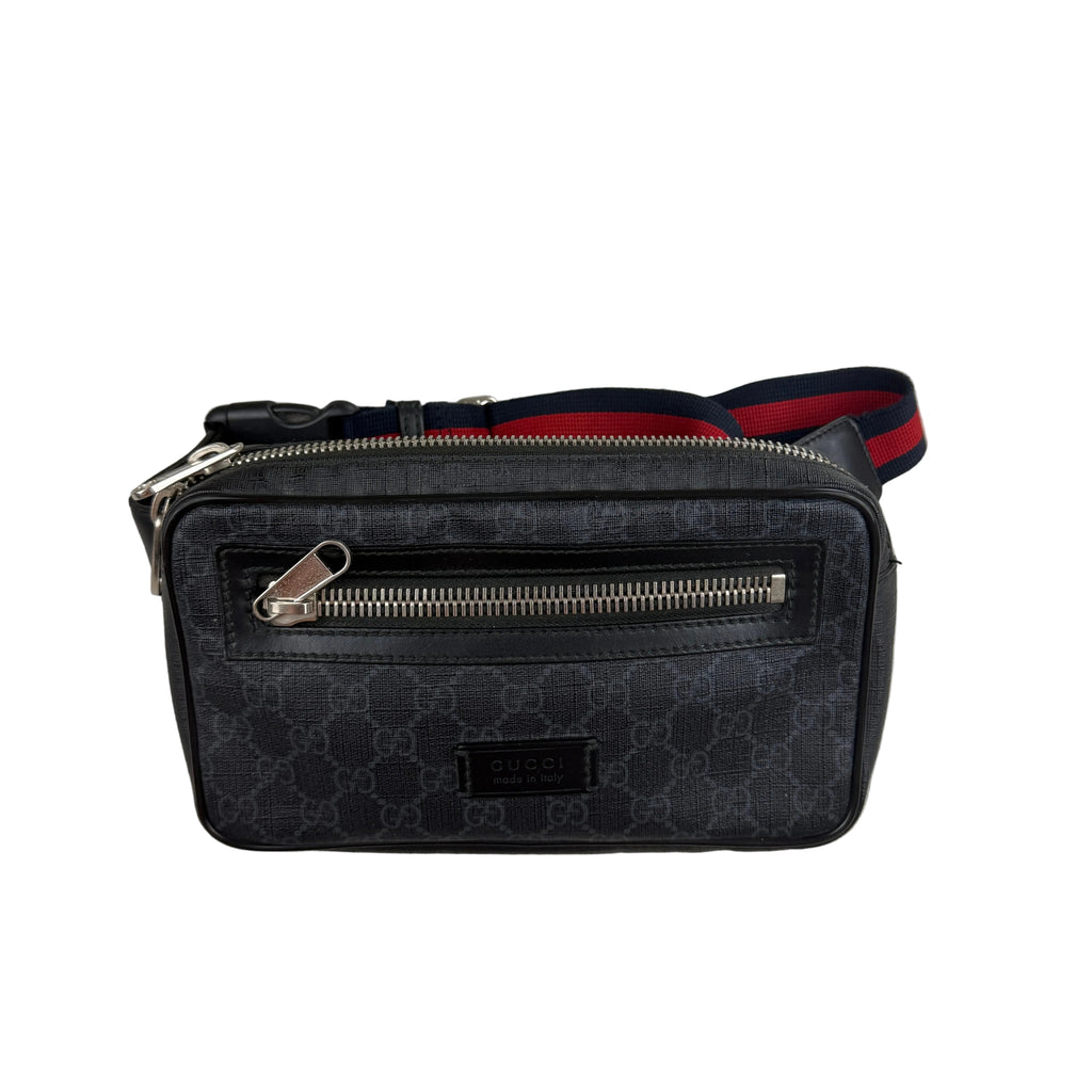 Gucci Men’s GG Black Belt Bag