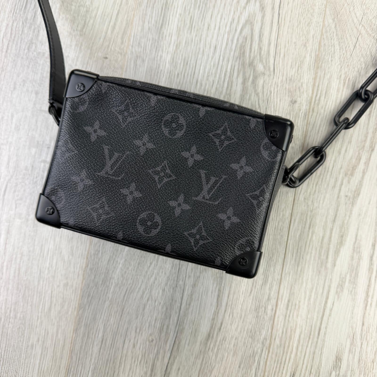 Louis Vuitton Men’s Black Monogram Mini Soft Trunk Bag