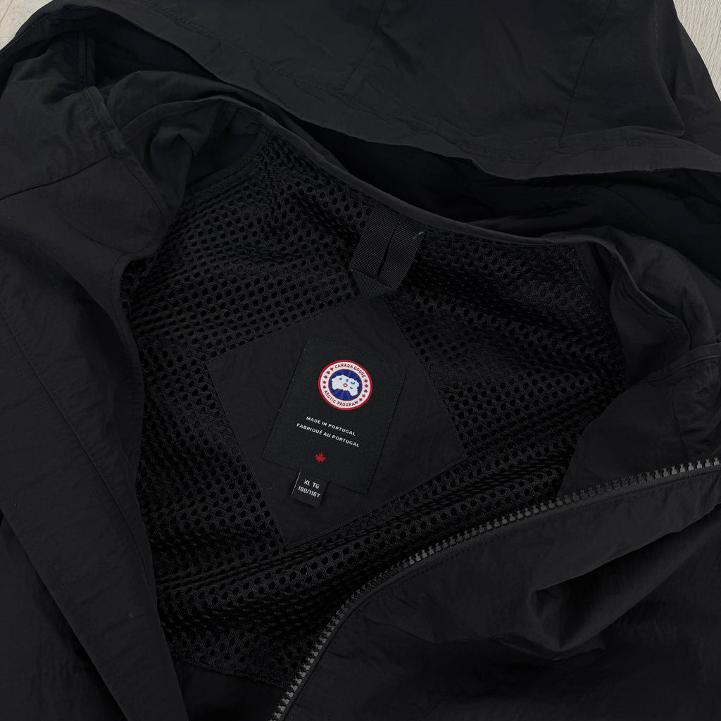 Canada Goose Men’s Black Rain Jacket Black Badge - XL (Fit XXL)