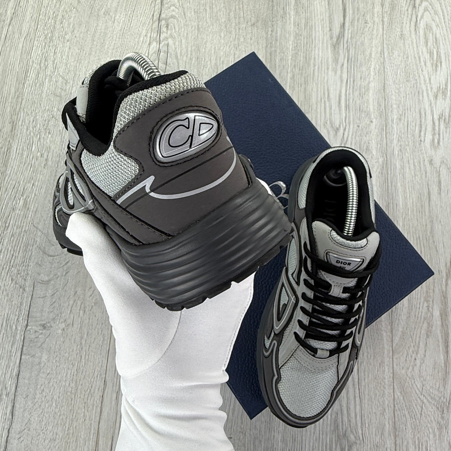 Dior B30 Men’s Dark Grey Anthracite Runners - 40 (Uk 6/6.5)