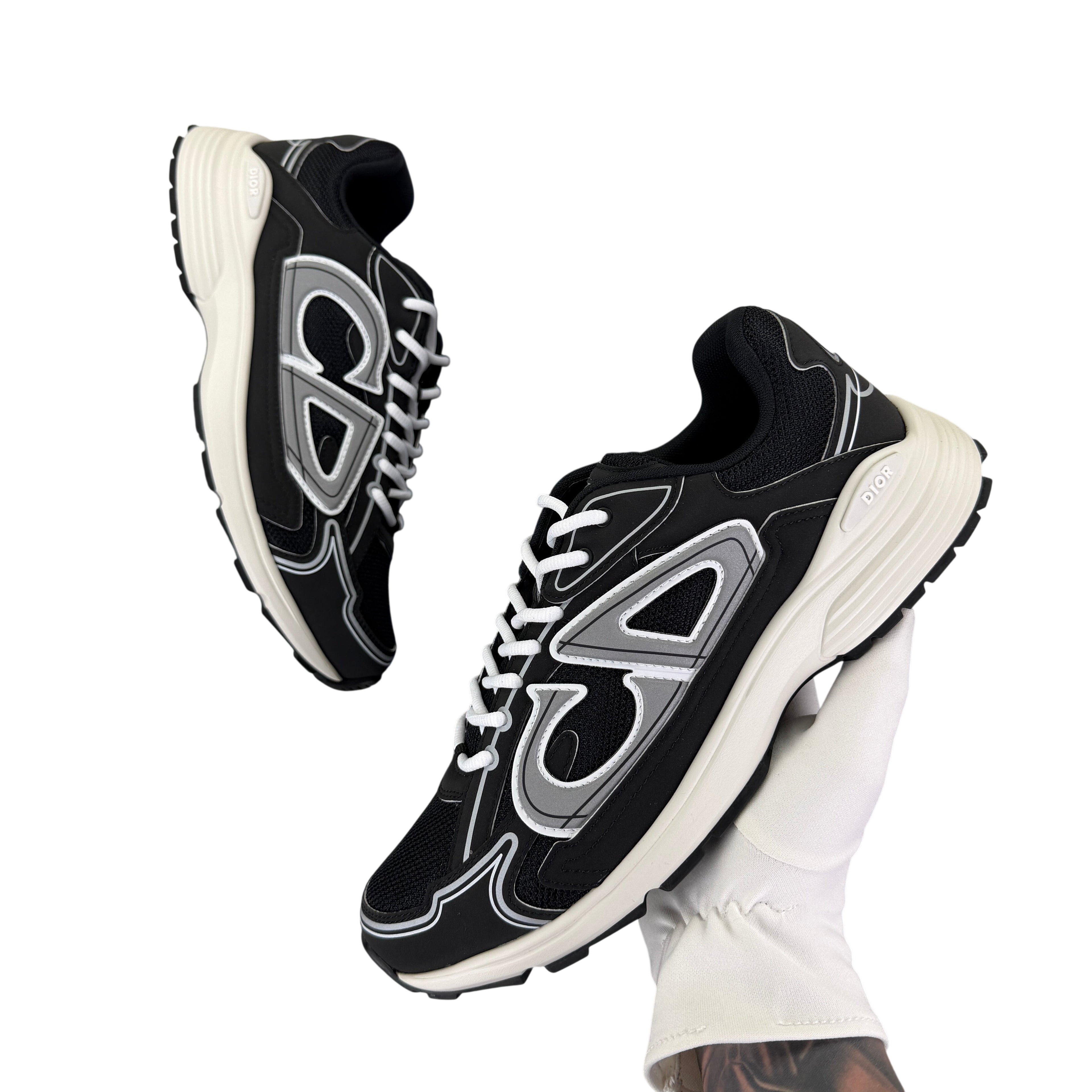 Dior B30 Men’s Black & White Trainers - 43 (Fit Uk 9)