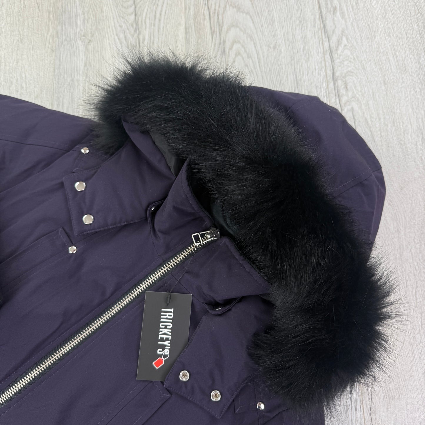 Moose Knuckles Junior Purple Parker Jacket - XL (Aged 12-16)