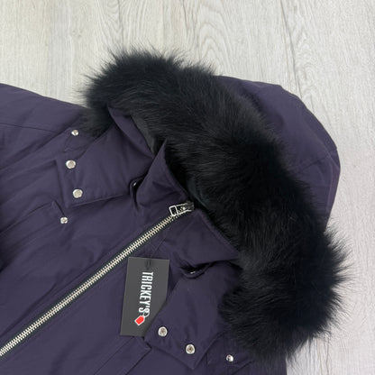 Moose Knuckles Junior Purple Parker Jacket - XL (Aged 12-16)
