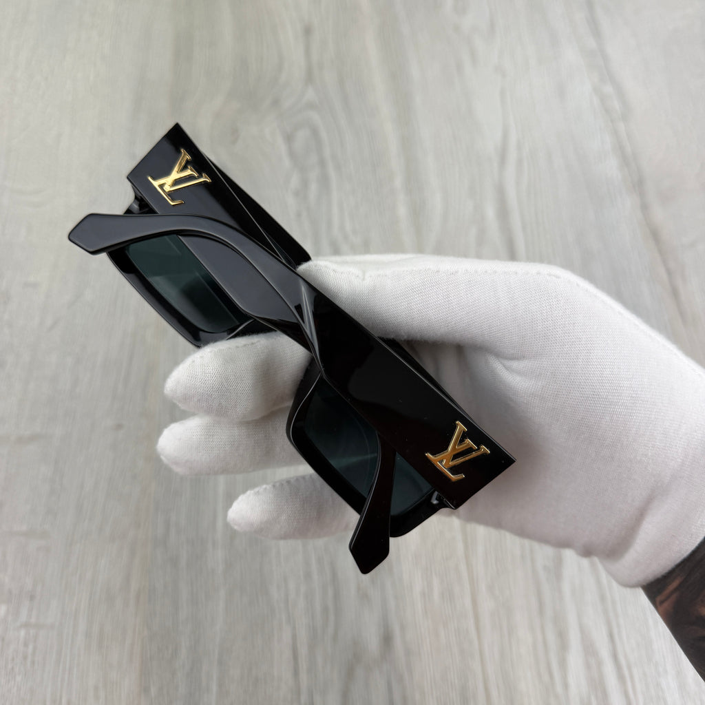 Louis Vuitton Men’s Black Clash Square Sunglasses