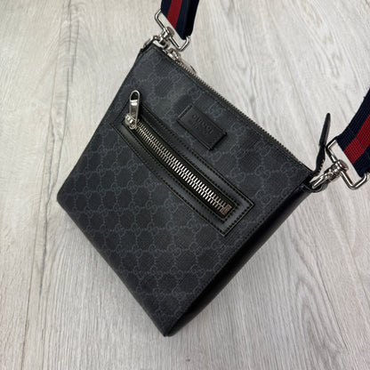 Gucci Messenger Men’s GG Black Small Side Bag