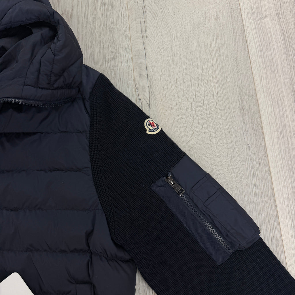 Moncler Men’s Navy Maglia Tricot Cardigan - XL
