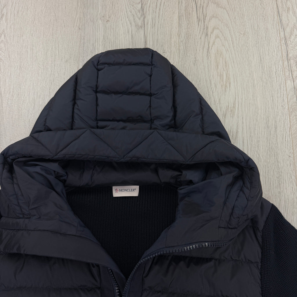 Moncler Men’s Navy Maglia Tricot Cardigan - XL