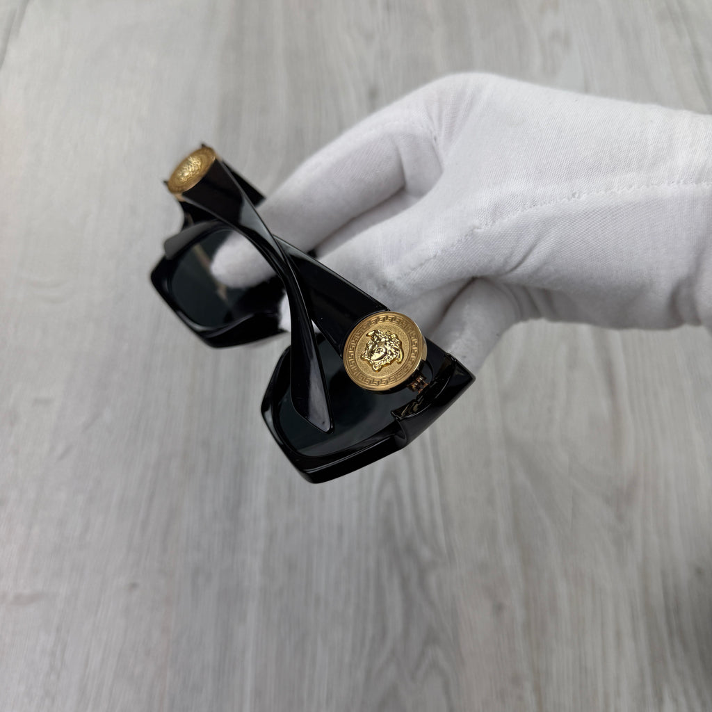 Versace Women’s Black & Gold Sunglasses