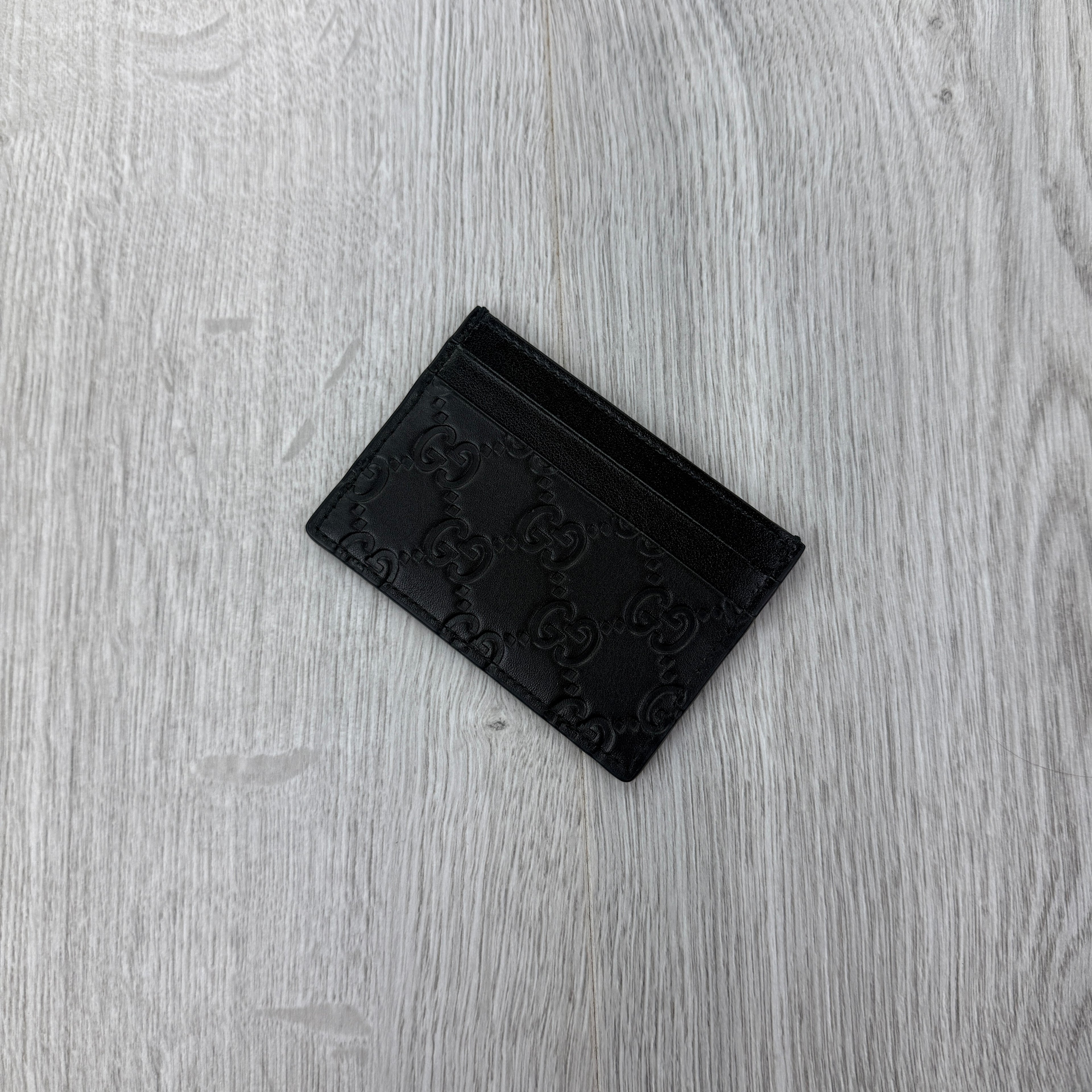 Gucci GG Interlocking Black Card Holder