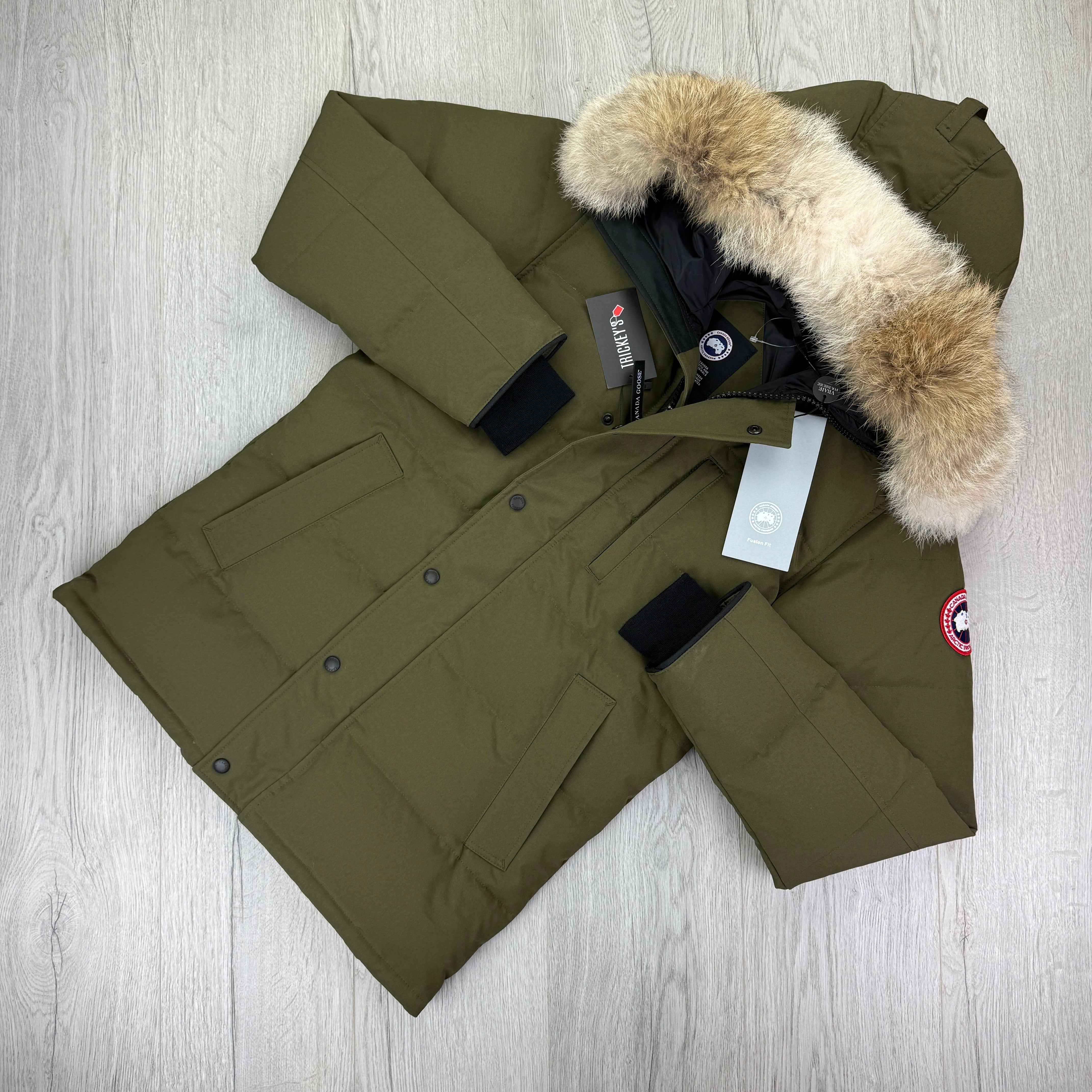 Khaki green canada goose gilet online