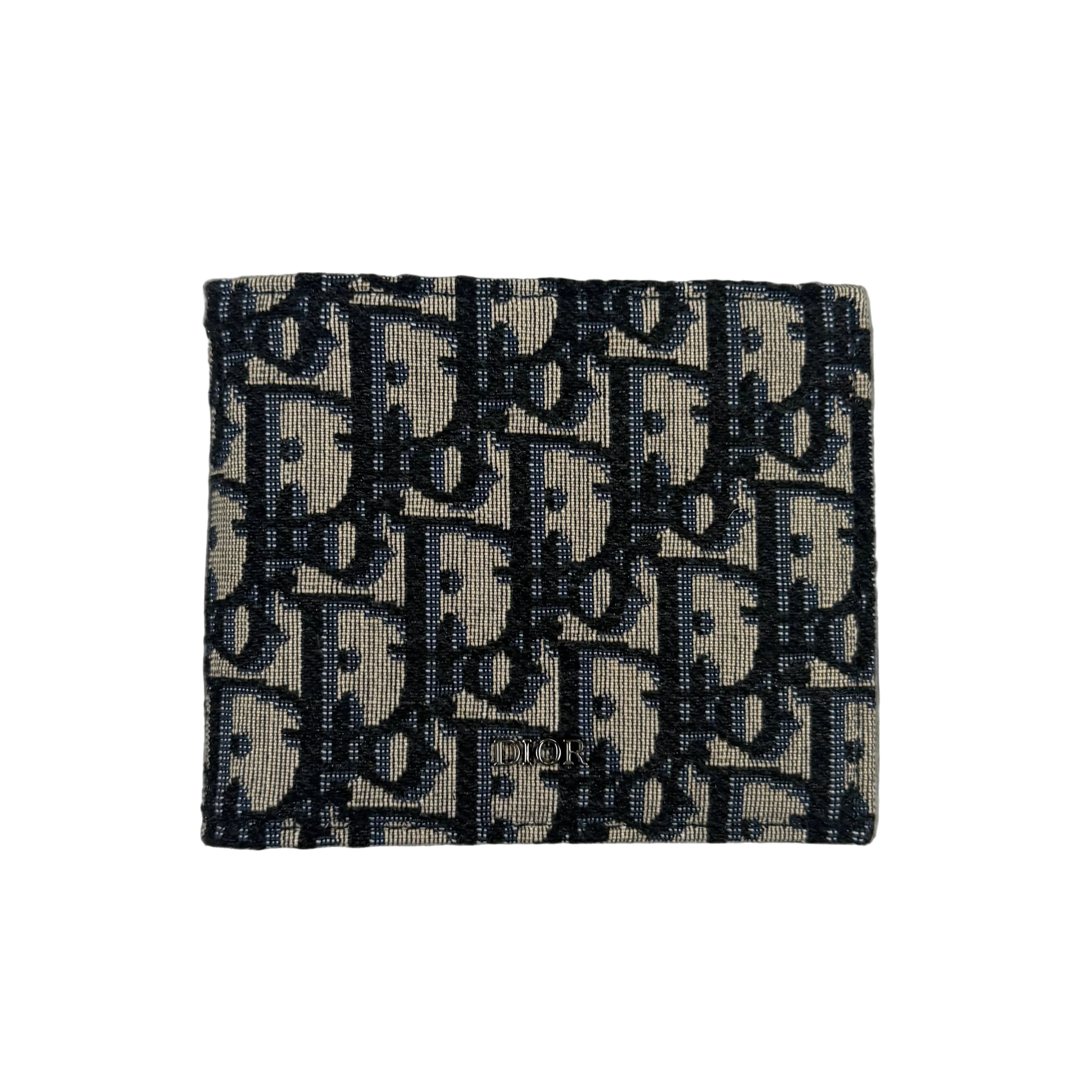 Dior Men’s Jacquard Oblique Bifold Wallet