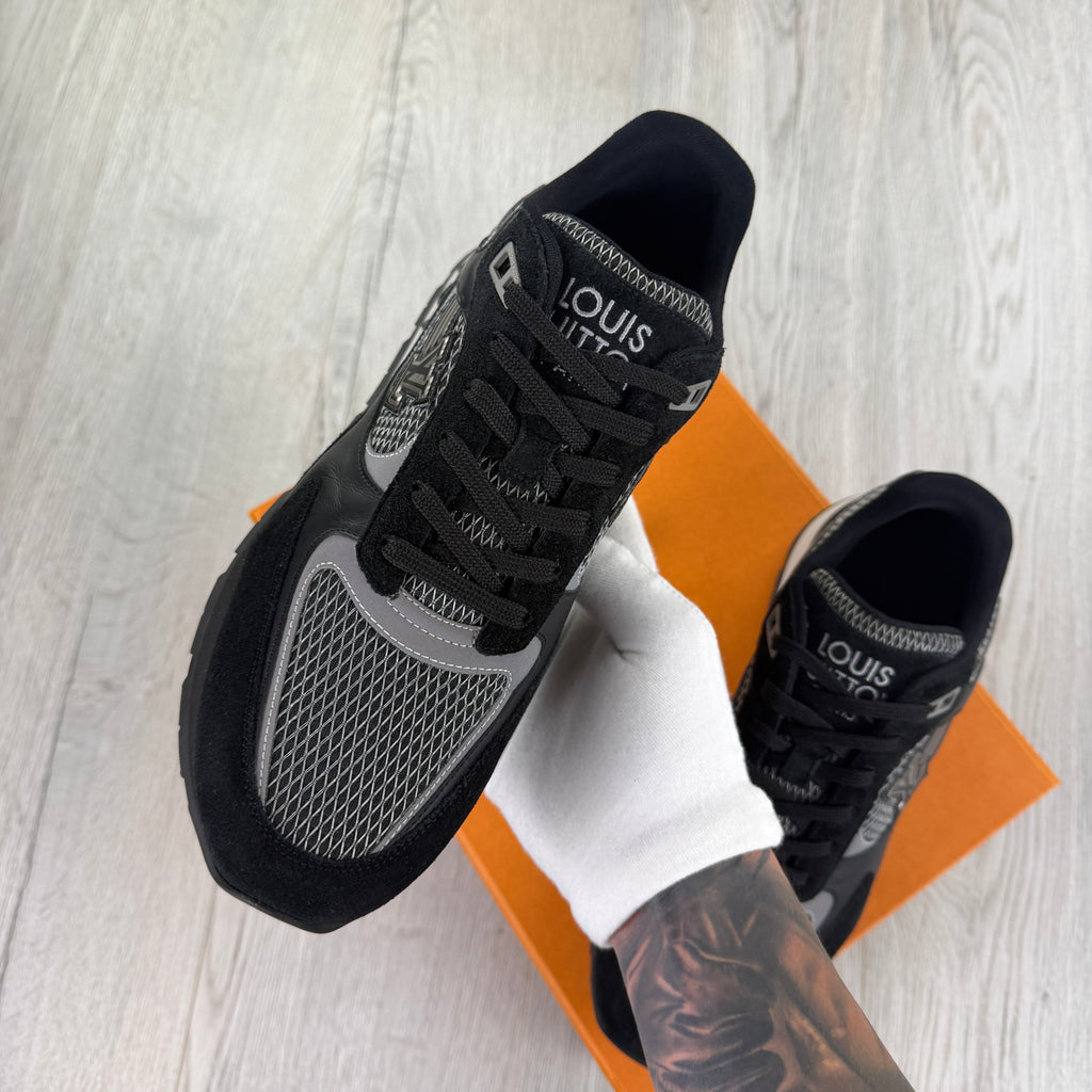 Louis Vuitton Men’s Black Run Away Trainers - Uk 7.5 (Fit 8)