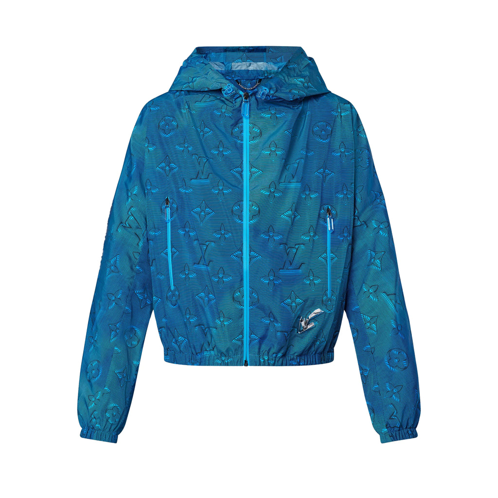 Louis Vuitton Men’s Blue 2054 Monogram Zip-up Windbreaker - 48 (Medium)