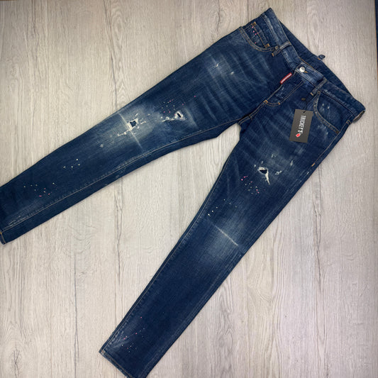 Dsquared2 Men’s Distressed Slim Jeans - 46 (Uk 30)