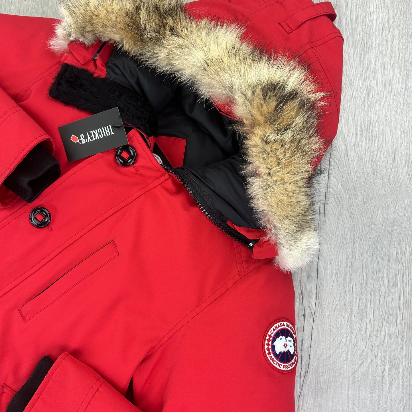 Canada Goose Men’s Red Chateau Parker Jacket