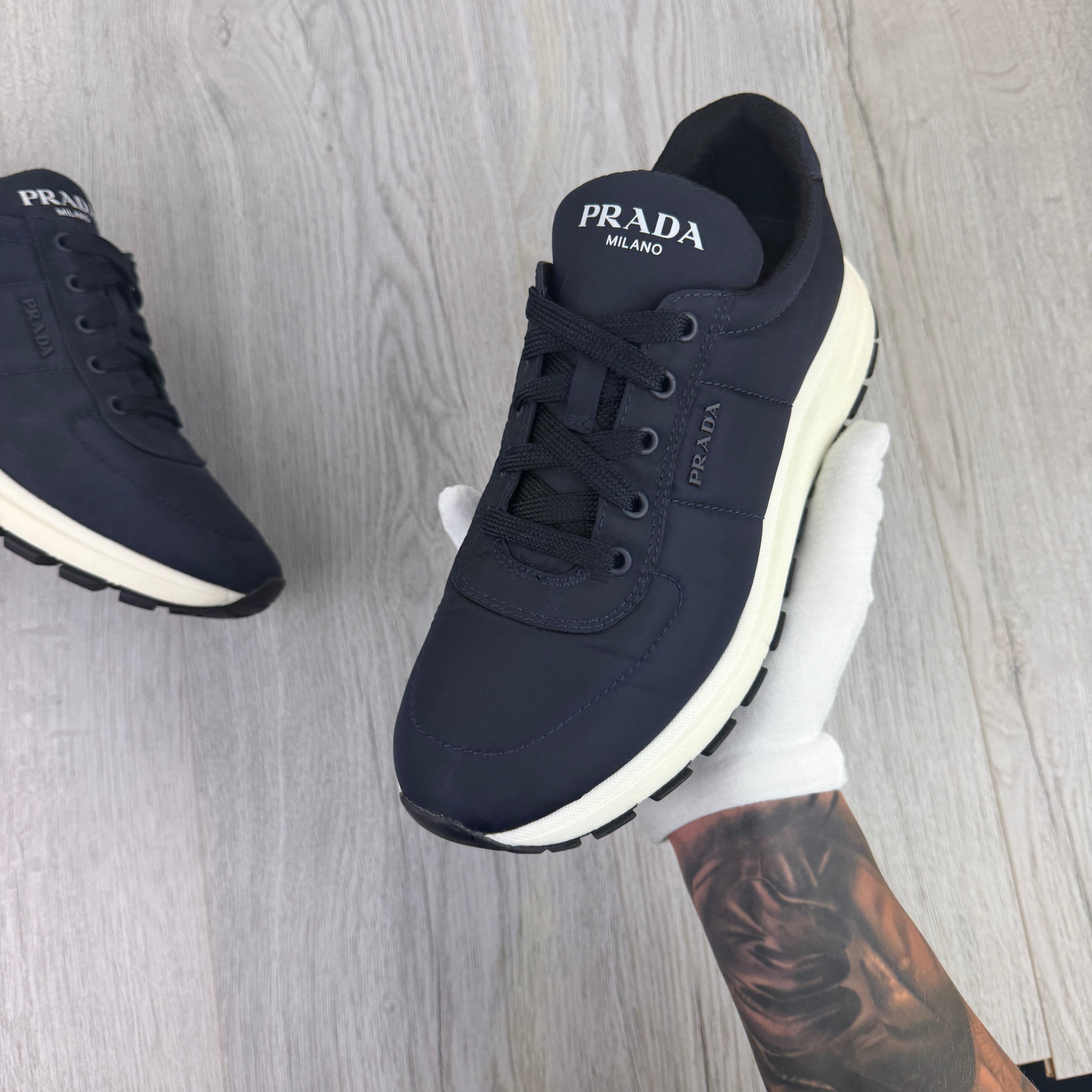 Prada Men’s Navy Trainers - Uk 7