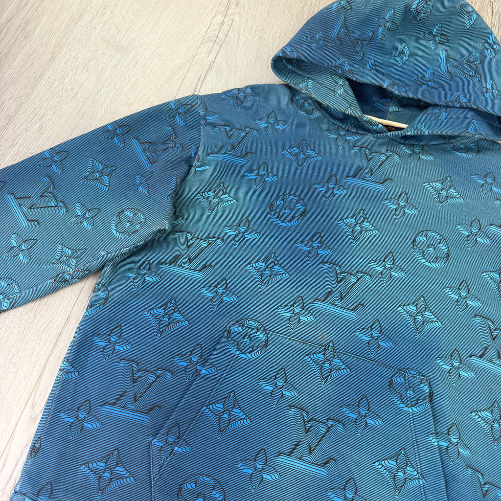 Louis Vuitton Men’s 3D Illusion 2054 Pullover Hoodie - Medium Slim (Fit S/M)