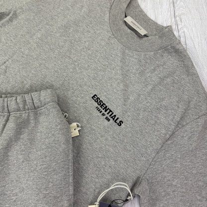 Essentials Men’s Dark Oat T shirt and Short Set
