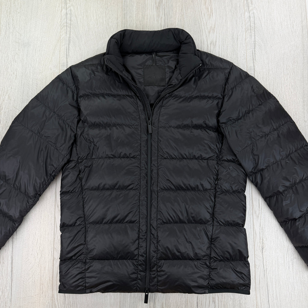 Moncler Men’s Black Zip-up Peyre Down Jacket - Size 4