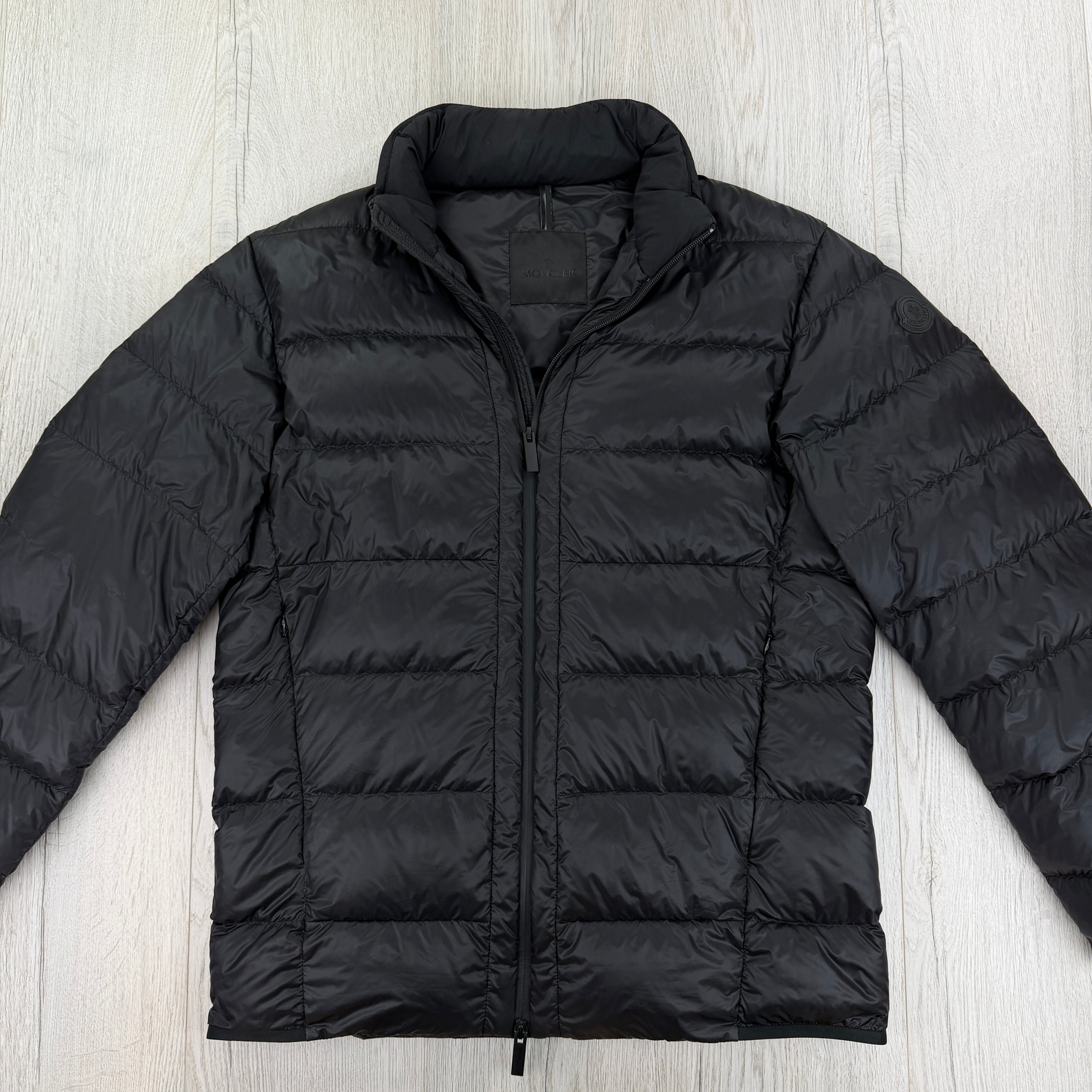 Moncler Men’s Black Zip-up Peyre Down Jacket - Size 4