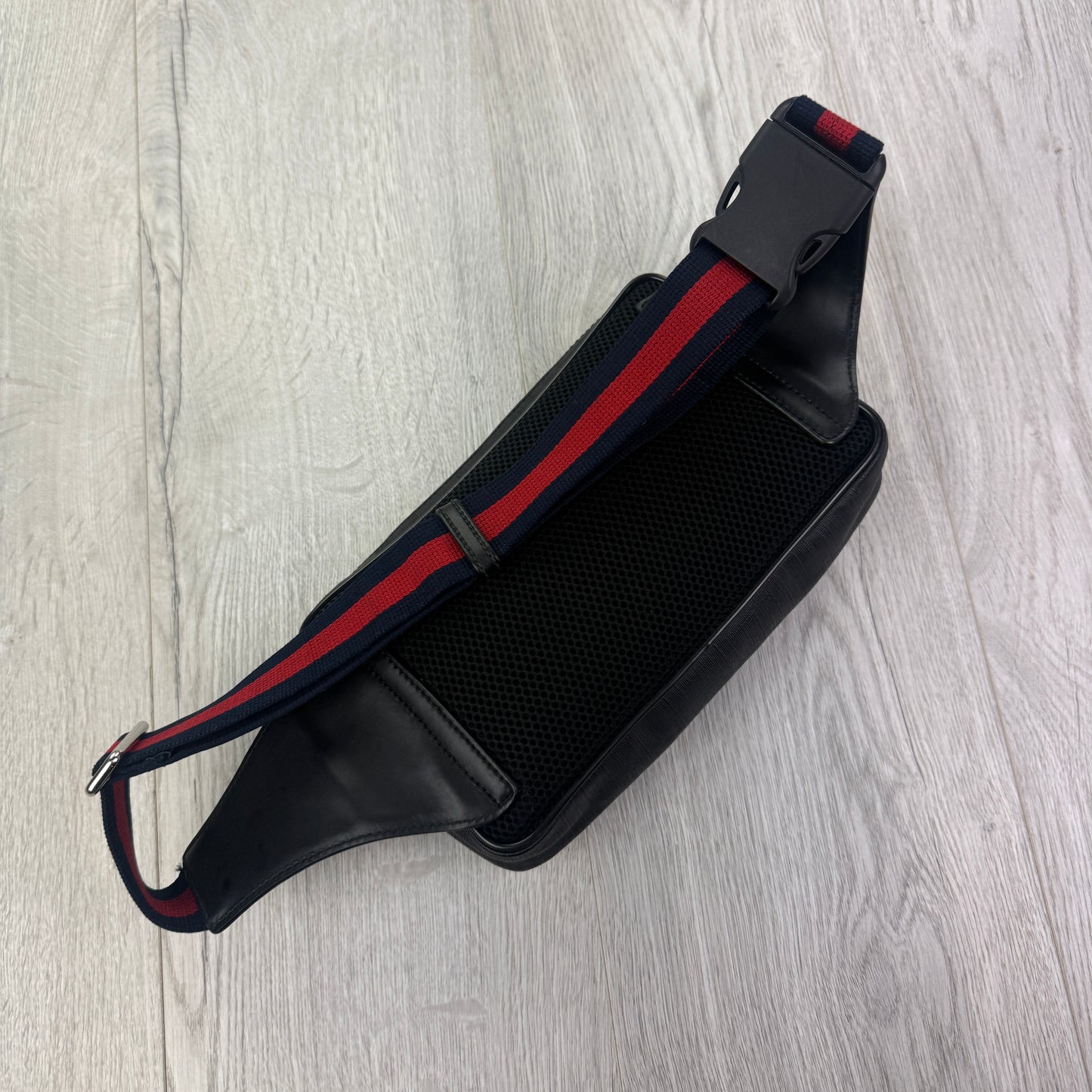 Gucci Men’s GG Black Belt Bag Supreme Patch