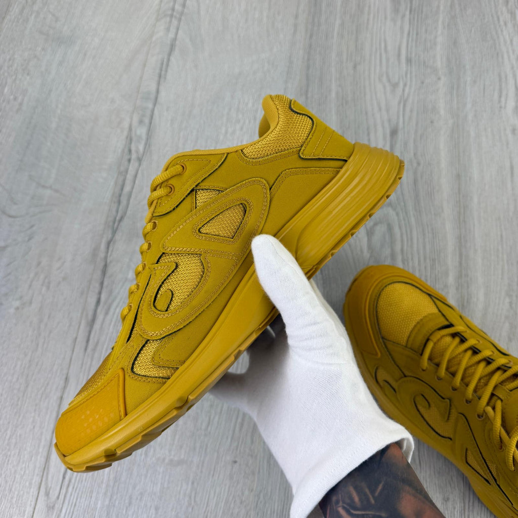 Dior x Stone Island B30 Men’s Yellow Trainers - Uk 9