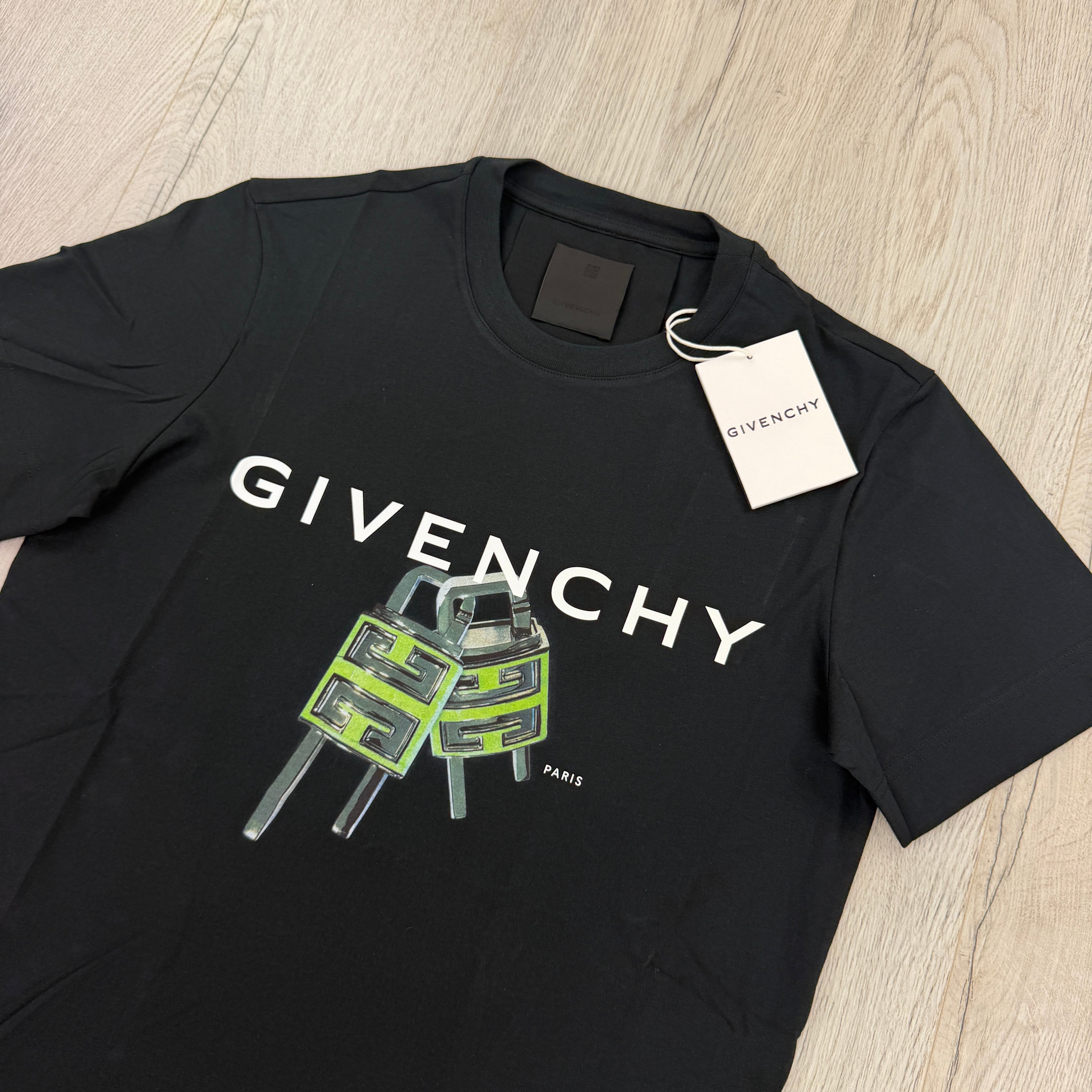 Givenchy Men’s Black Lock T-shirt
