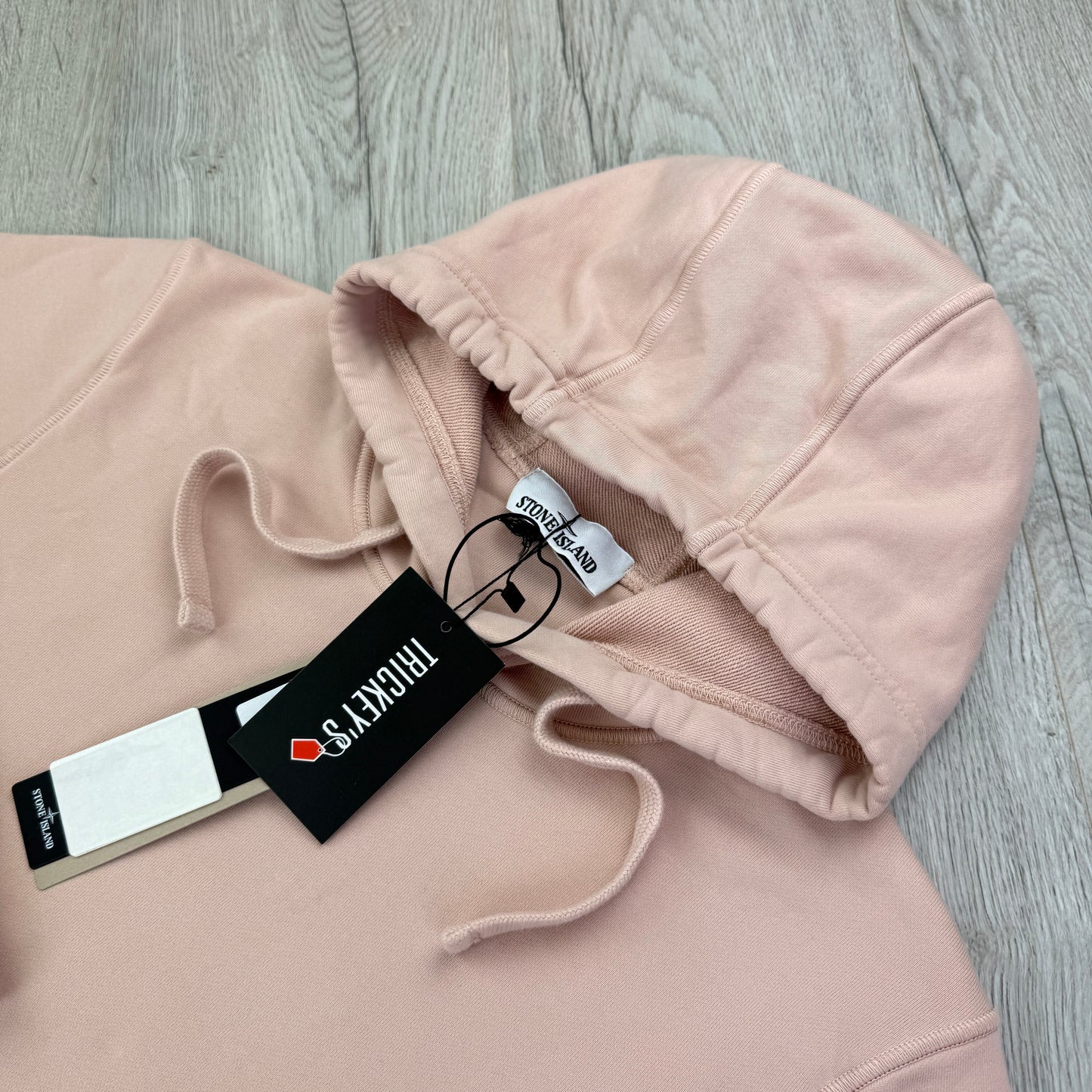 Stone Island Men’s Salmon Pullover Hoodie - Small