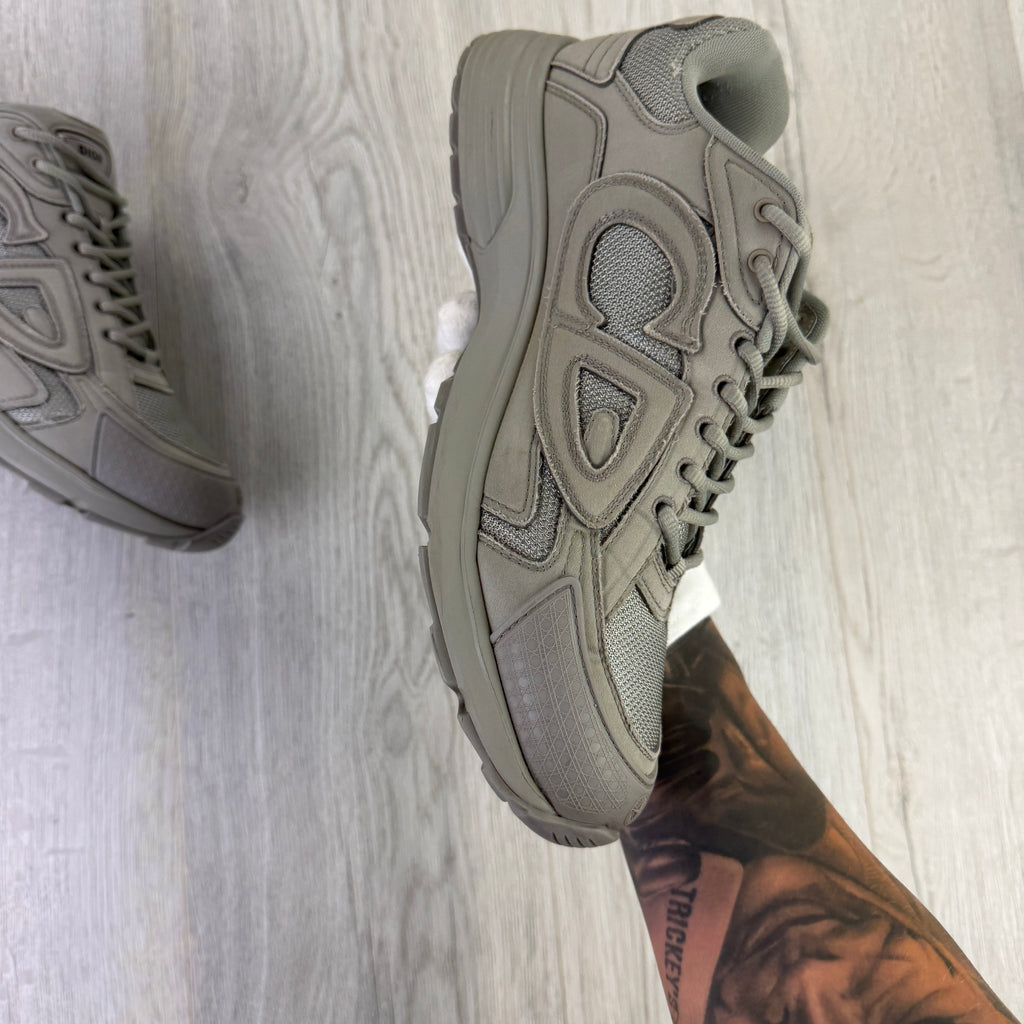 Dior x Stone Island B30 Men’s Khaki Grey Trainers - 43 (Uk 9)