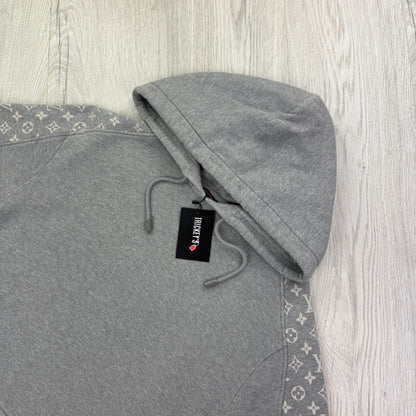 Louis Vuitton Men’s LV Monogram Circle Cut Grey Hoodie - Small