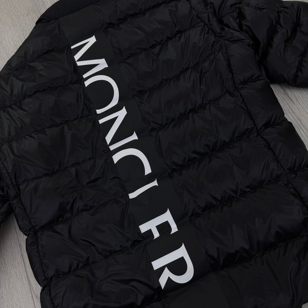 Moncler Men’s Black Zip-up Peyre Down Jacket - Size 4