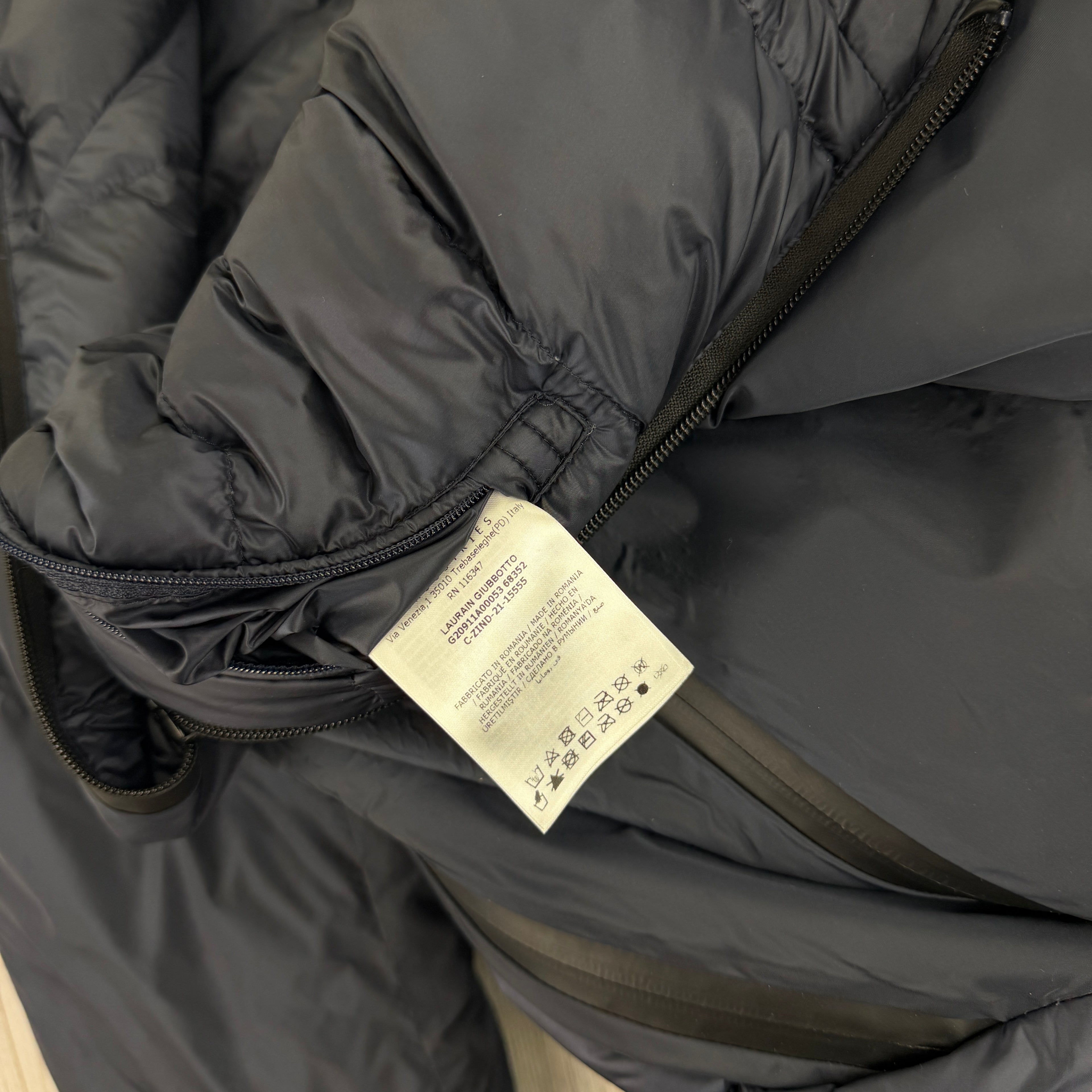 Moncler Laurain Men’s Navy Zip-up Jacket - Size 5