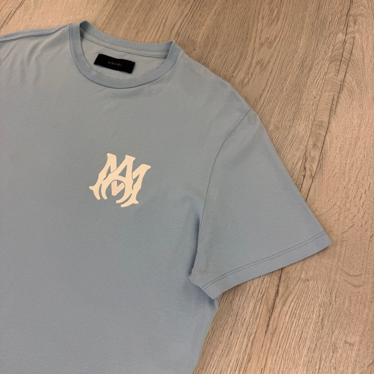 Amiri Men’s Baby Blue T-shirt - Large