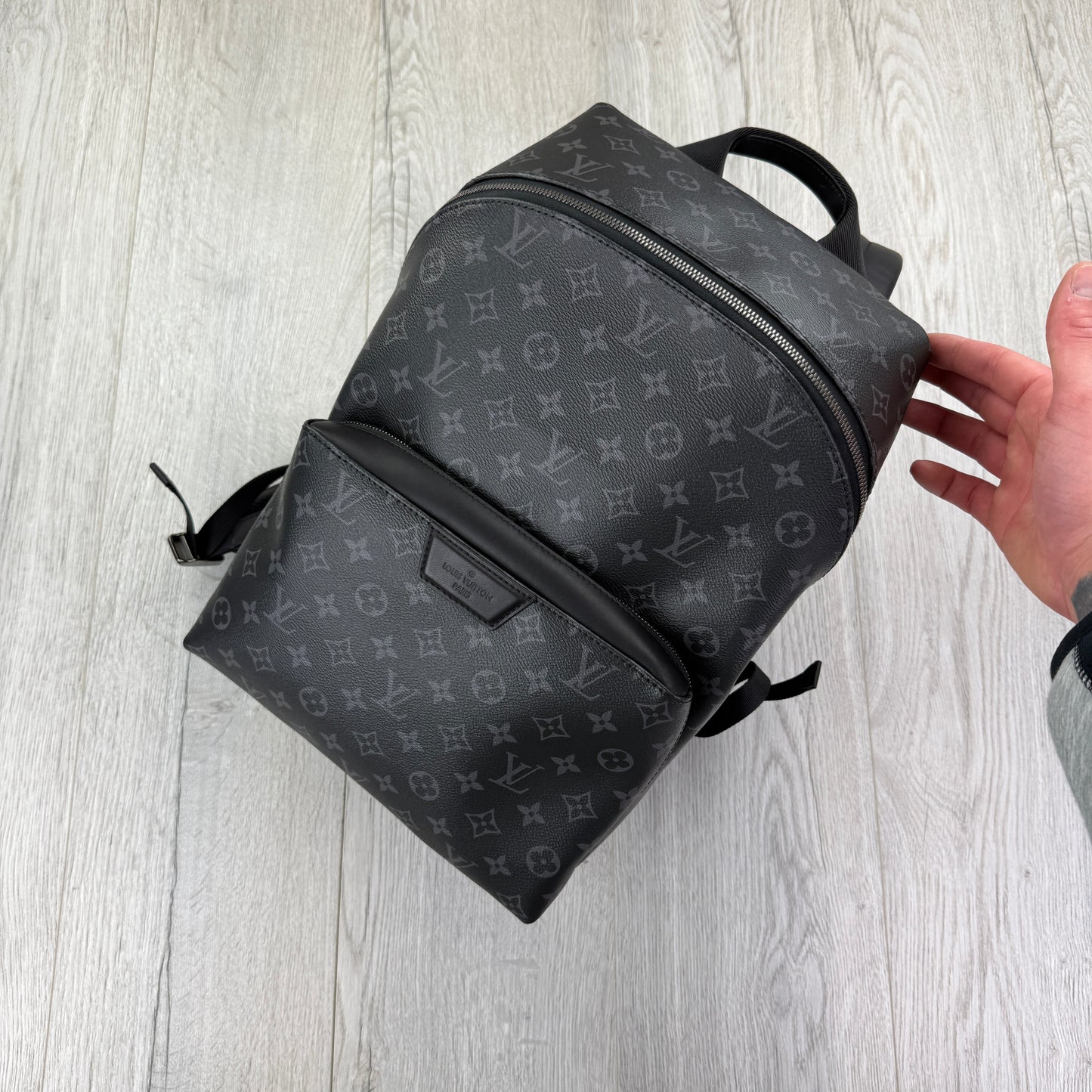 Louis Vuitton Men’s Black Monogram Discovery Backpack