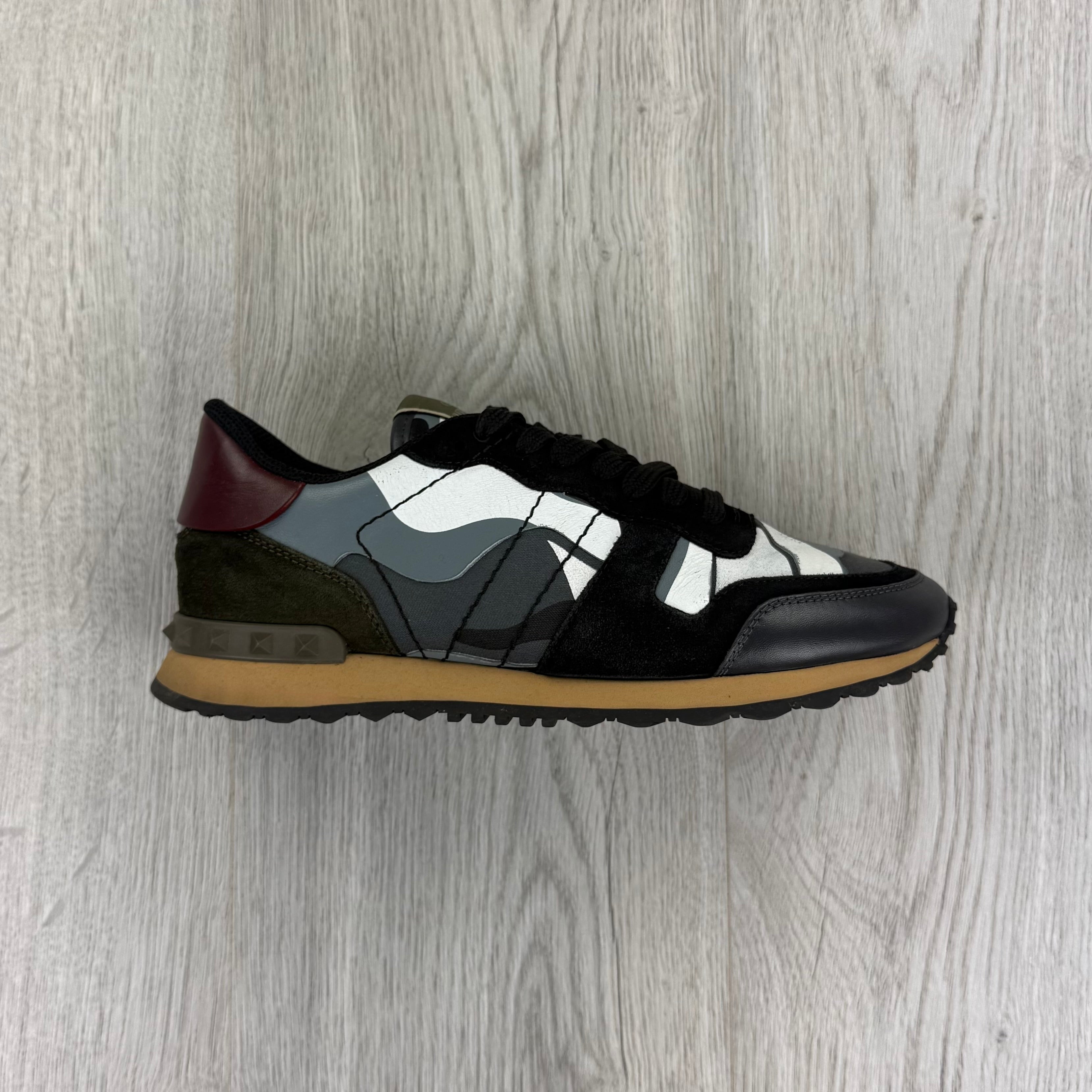 Valentino Men’s Camo Rockrunner Trainers - Uk 6.5