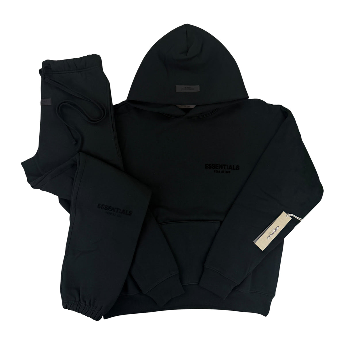 Fear of God Essentials Black Full Tracksuit