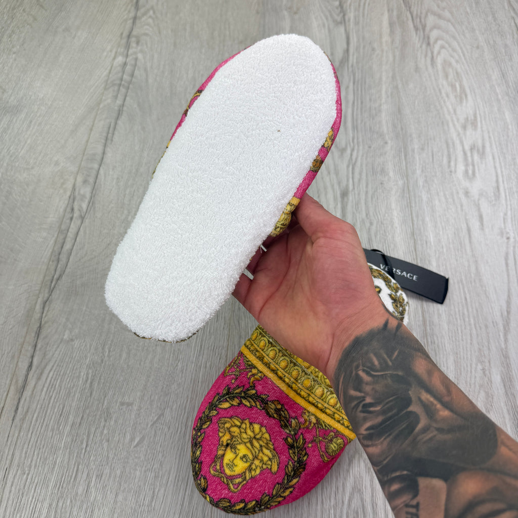 Versace Pink Gold Home Slippers