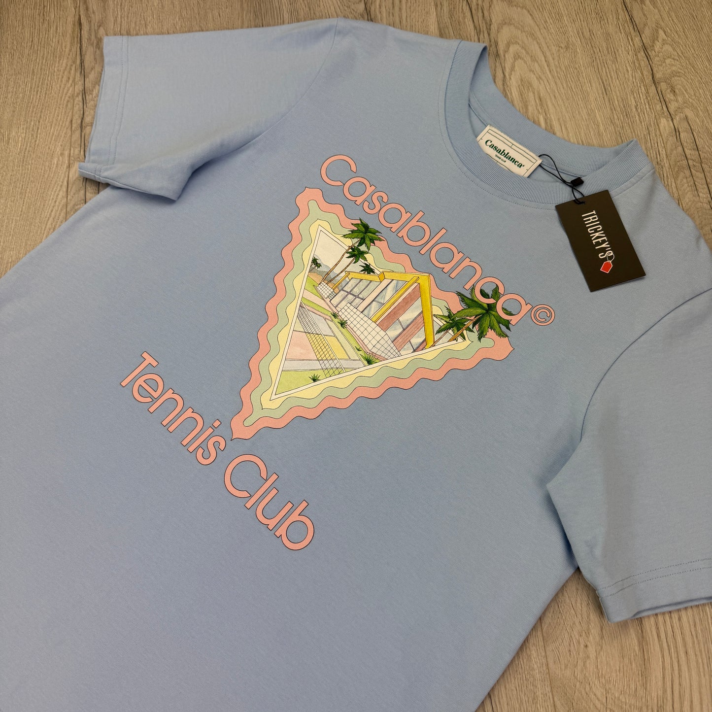 Casablanca Baby Blue Men’s T-shirt - Medium