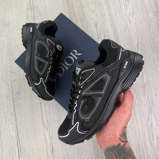 Dior B30 Men’s Triple Black Trainers - 39.5 (Fit Uk 6)
