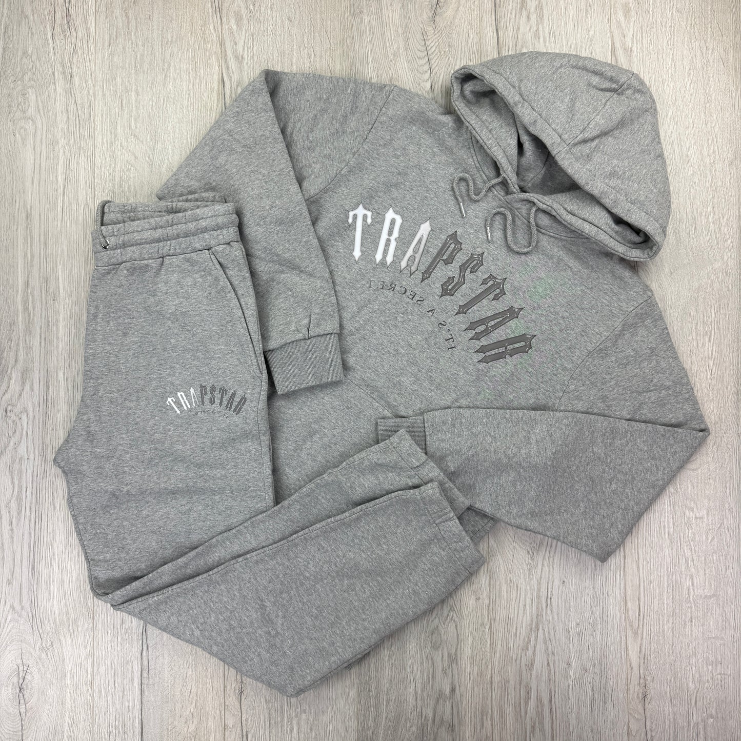 Trapstar Men’s Grey Full Tracksuit - XL